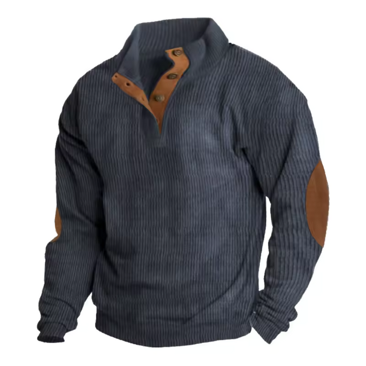 Maglione in velluto a coste da uomo elegante e confortevole
