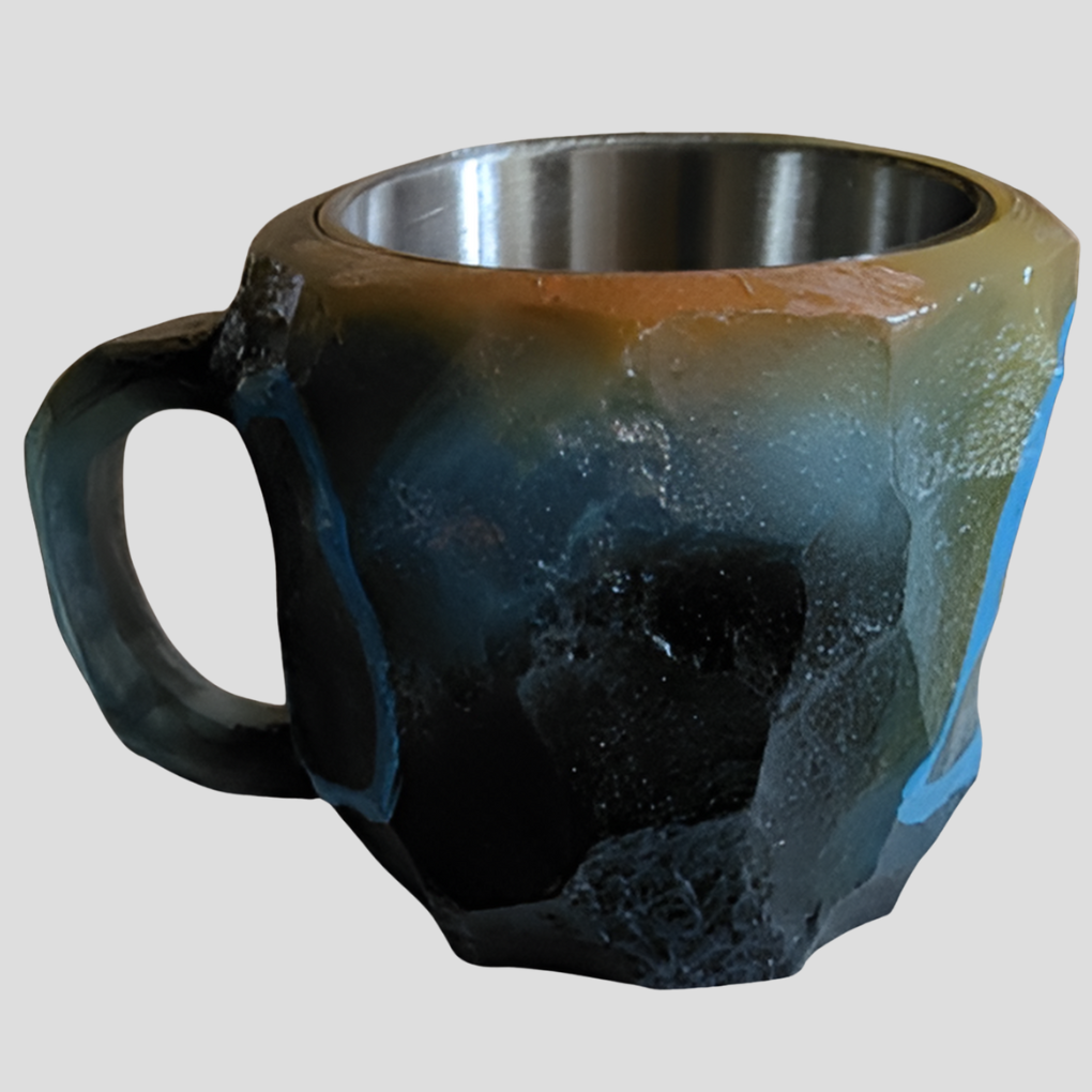 Tazze da caffè in cristallo minerale