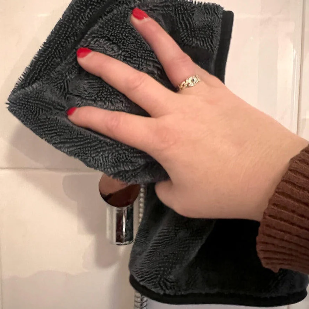 Paño de alto absorbente para un secado impecable