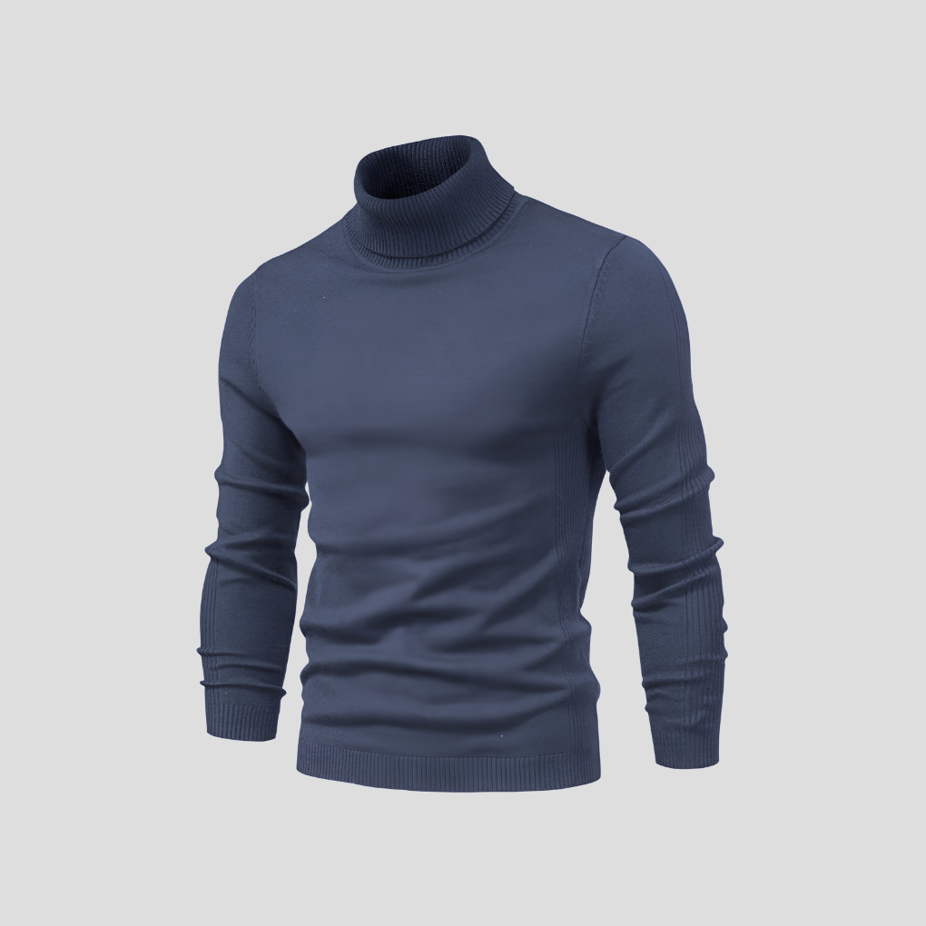 Maglione a collo alto da uomo