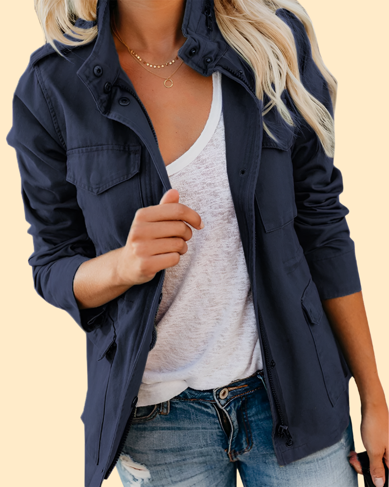 Giacca in denim morbido da donna