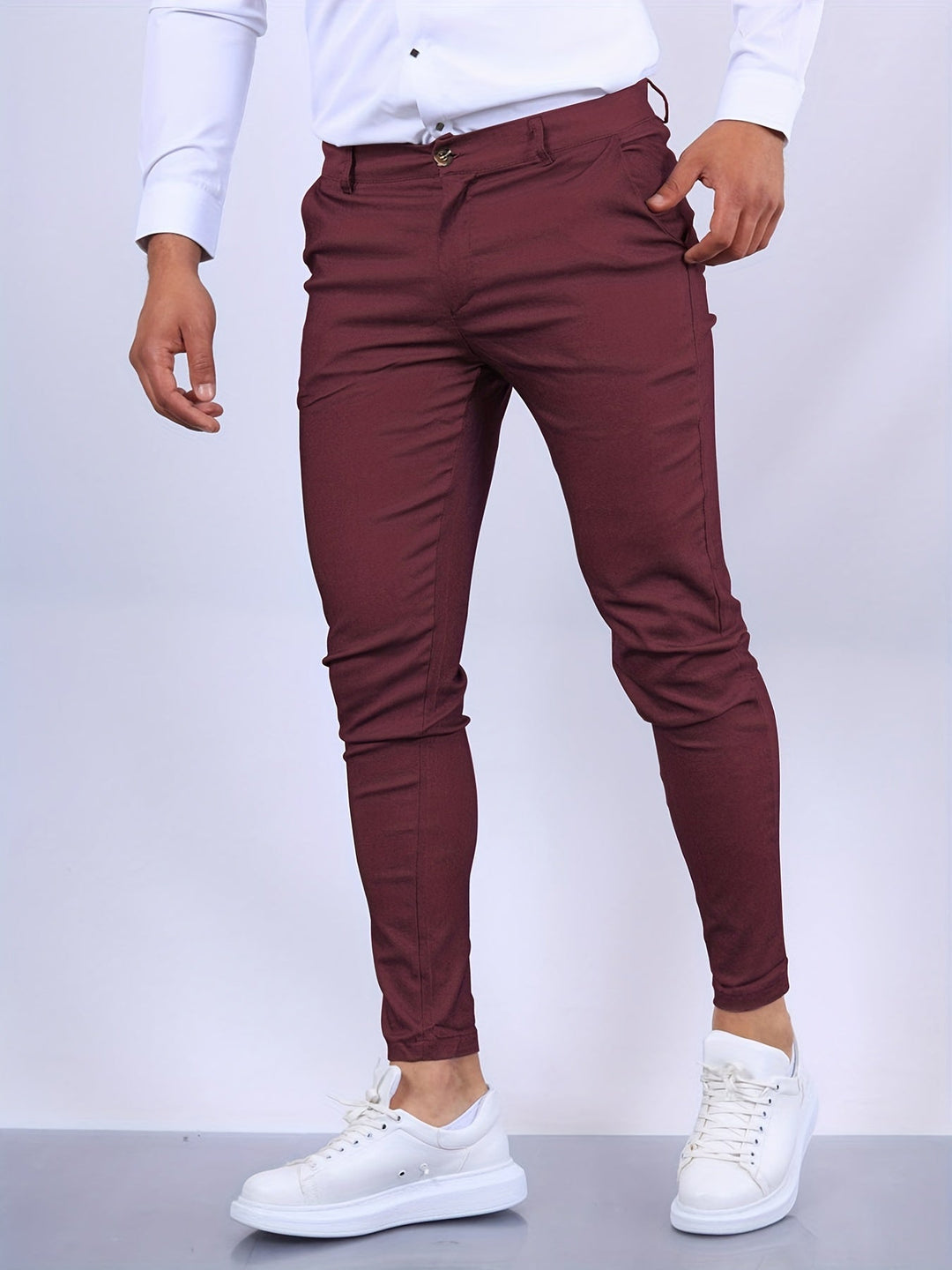 Pantaloni skinny elasticizzati da uomo