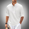 Elegante camicia di lino per il gentiluomo moderno