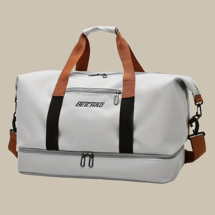 ArancioneBorsa da viaggio da uomo spaziosa ed elegante
