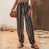 Pantaloni harem larghi con stampa elefante bohémien (pre-vendita)