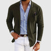 Blazer da uomo con tasche a patta casual per uomo