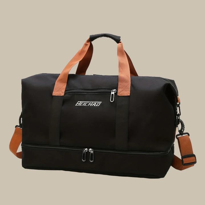 ArancioneBorsa da viaggio da uomo spaziosa ed elegante