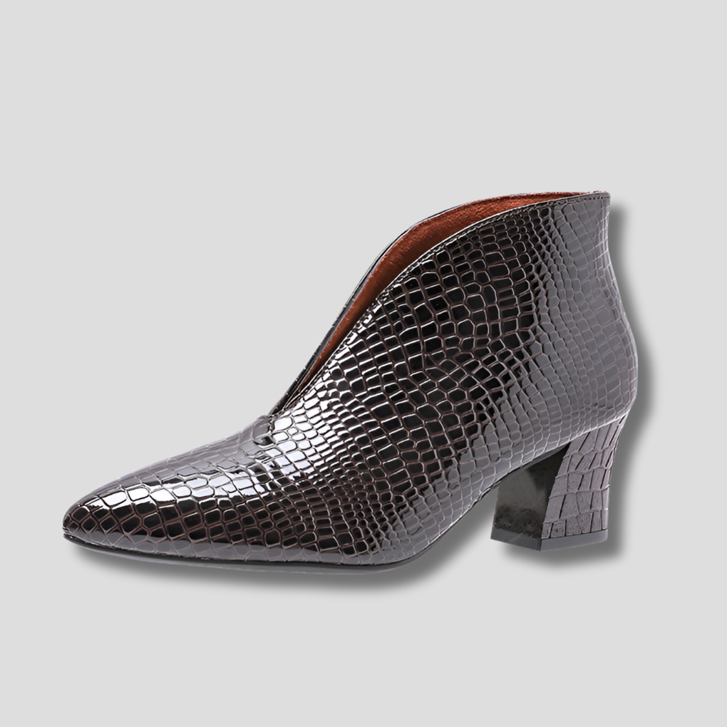 Botines con tacón de aguja para mujer