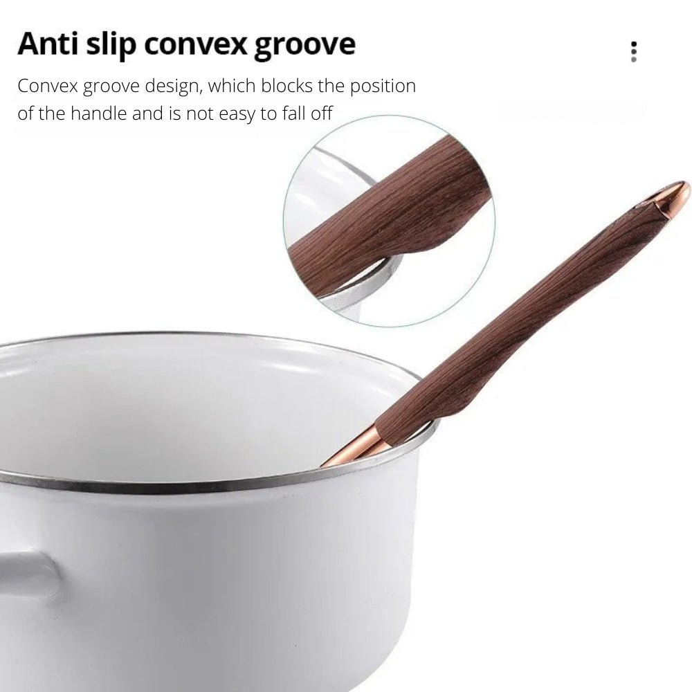 Set di utensili da cucina in silicone Luxe da 10 pezzi