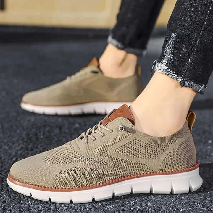 Sneakers da uomo in rete traspirante