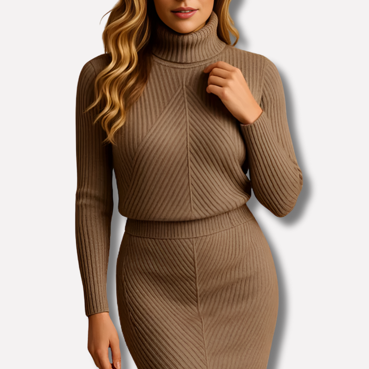 Abito midi invernale da donna