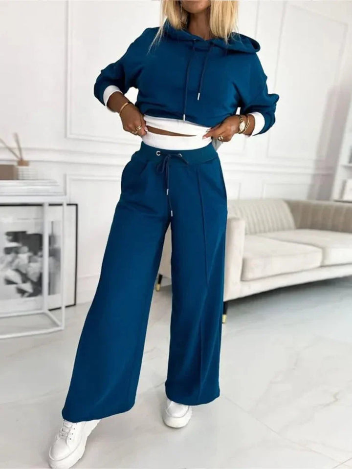 Elegante set da jogging per donna in due pezzi