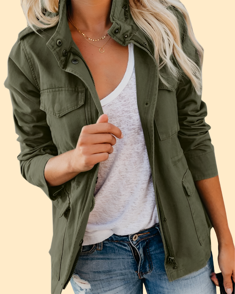 Giacca in denim morbido da donna