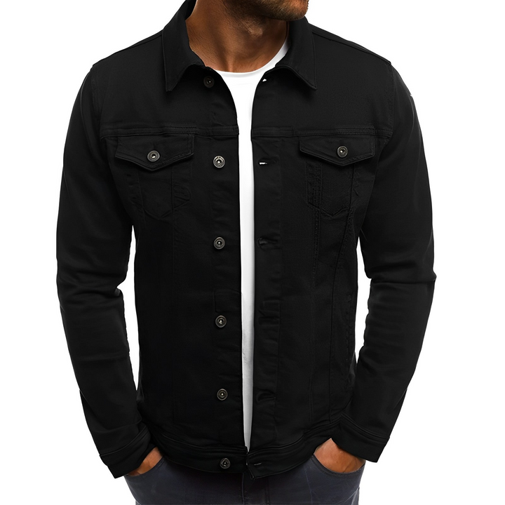 Giacca estiva in denim da uomo