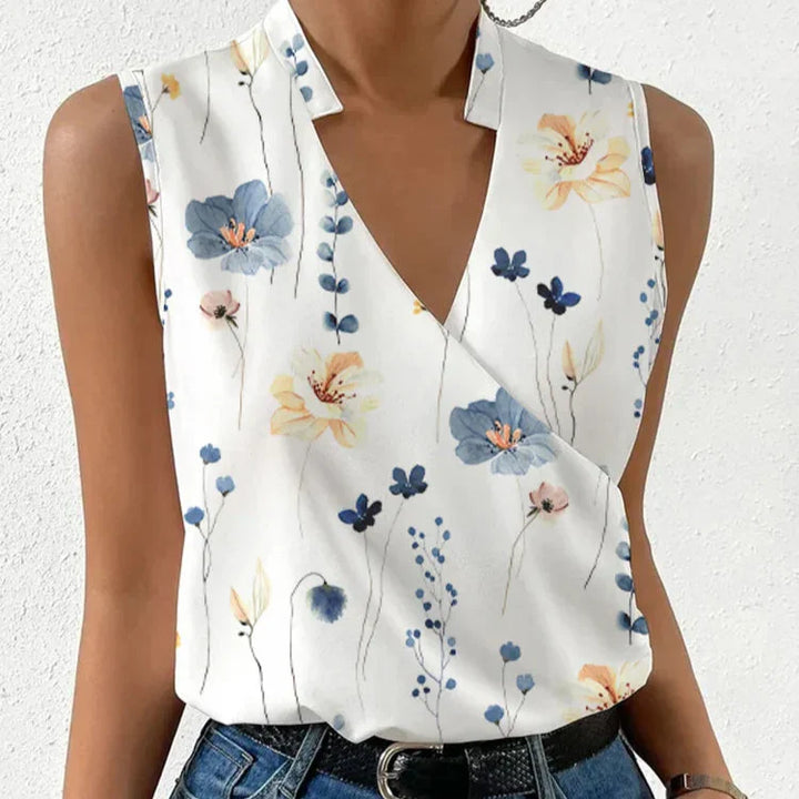 Top chic da donna senza maniche