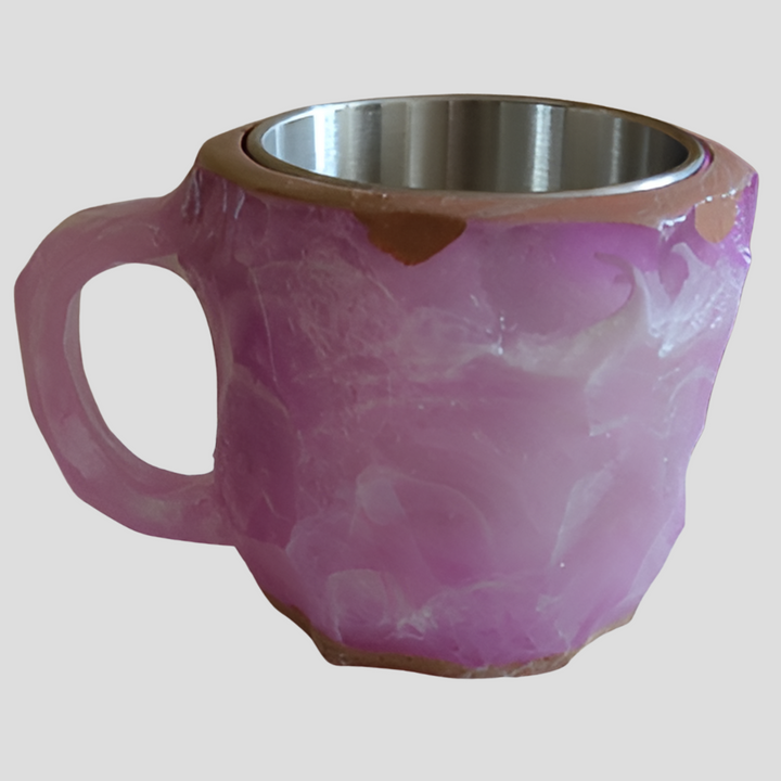 Tazze da caffè in cristallo minerale
