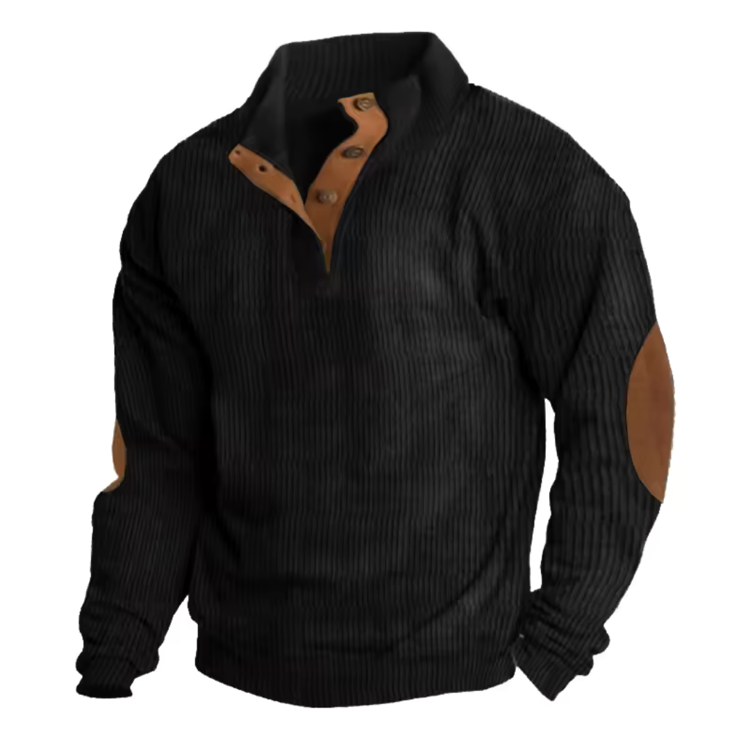 Maglione in velluto a coste da uomo elegante e confortevole