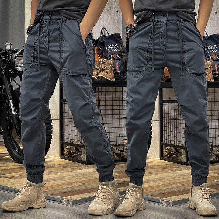 Pantaloni cargo elasticizzati da uomo