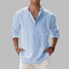 Camicia estiva da uomo in lino dal taglio morbido