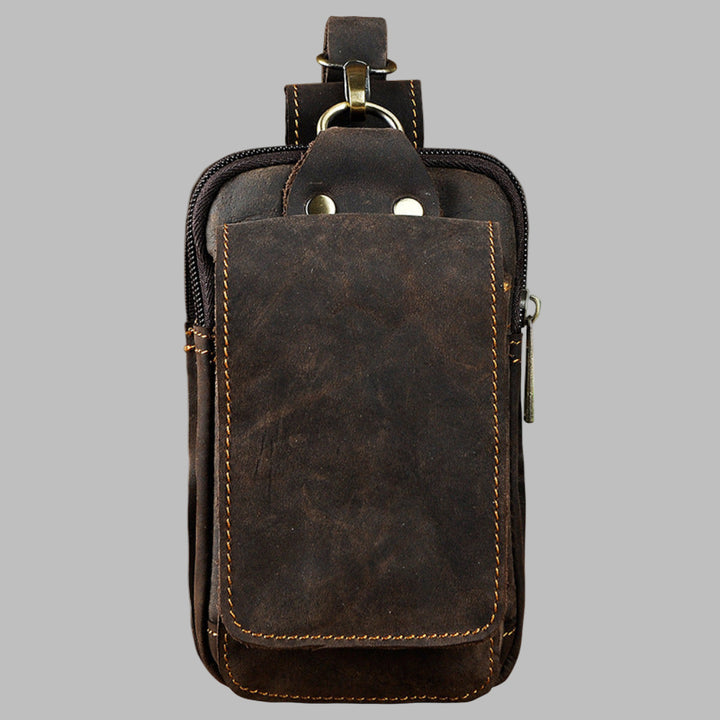Borsa a tracolla in pelle da uomo