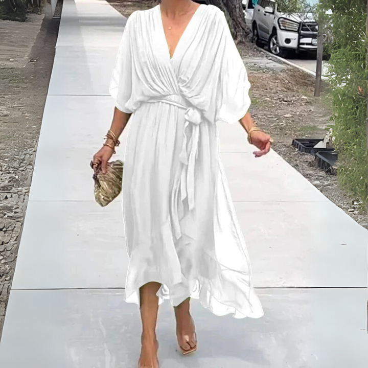 Elegante abito leggero avvolgente da donna