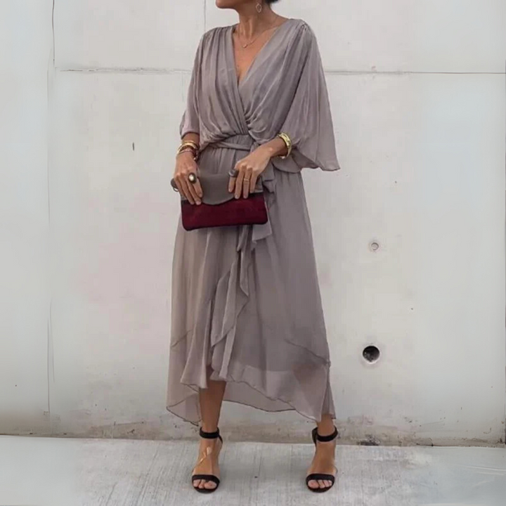 Elegante abito leggero avvolgente da donna