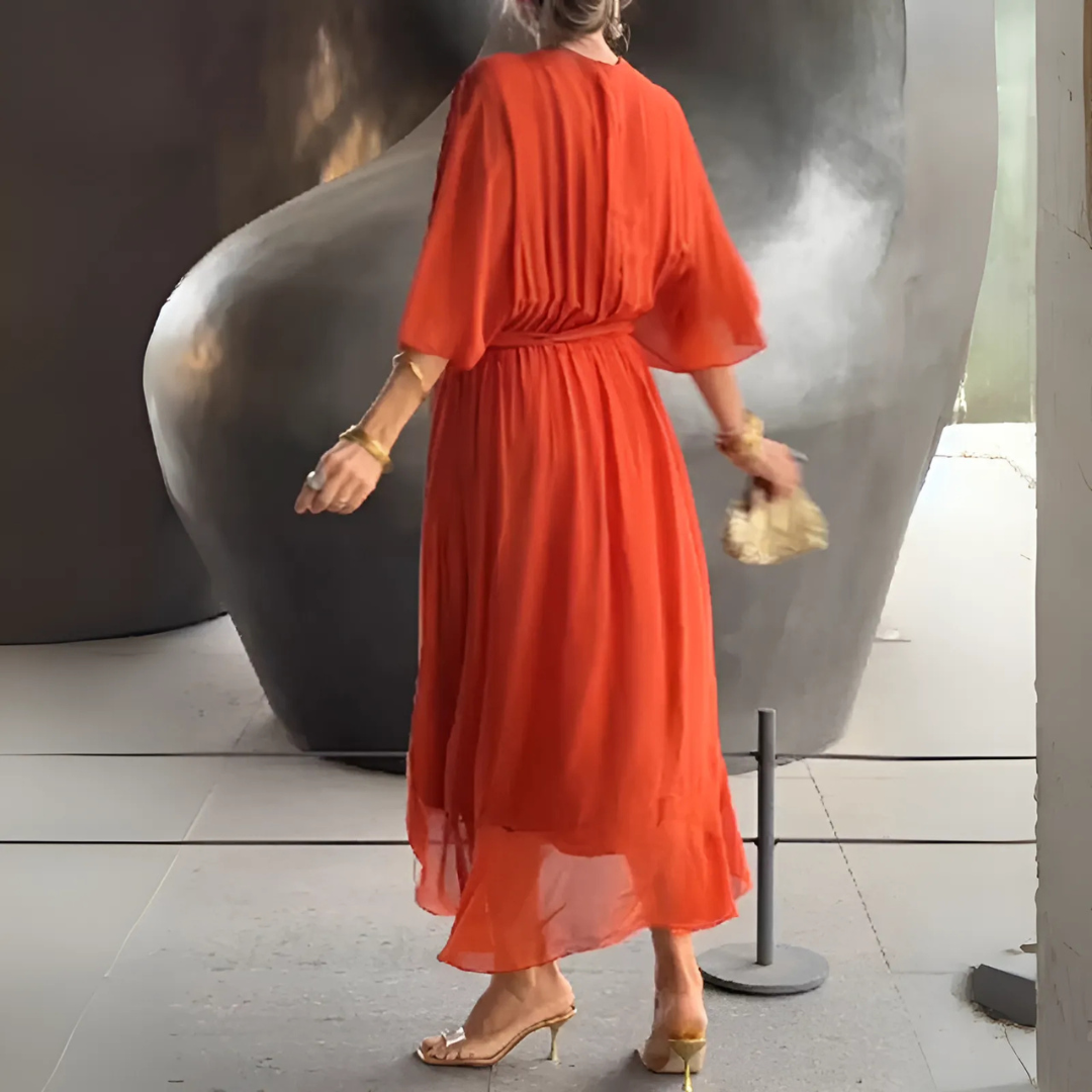 Elegante abito leggero avvolgente da donna