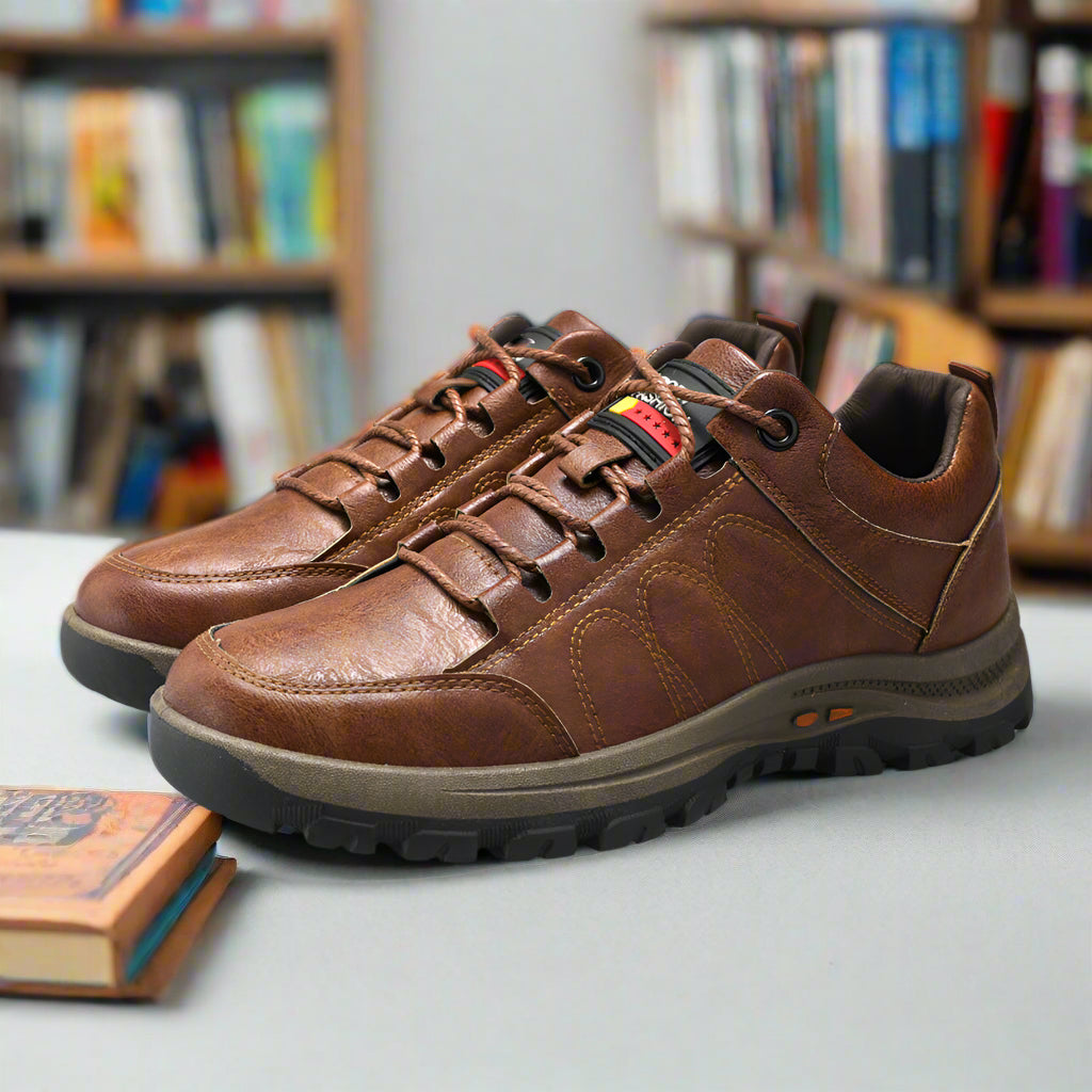 Scarpe ortopediche in pelle da uomo