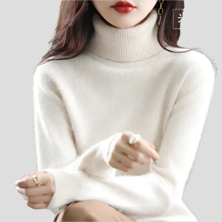 Maglione a collo alto da donna