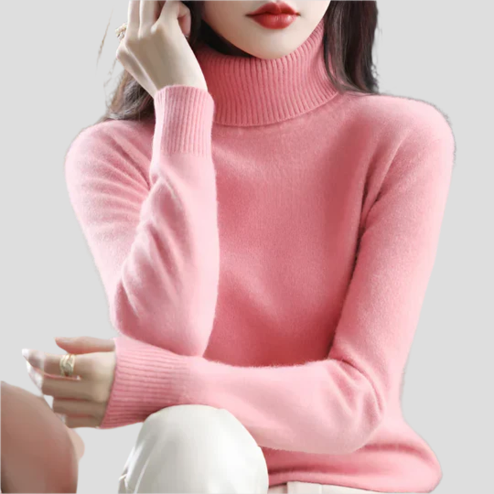 Maglione a collo alto da donna
