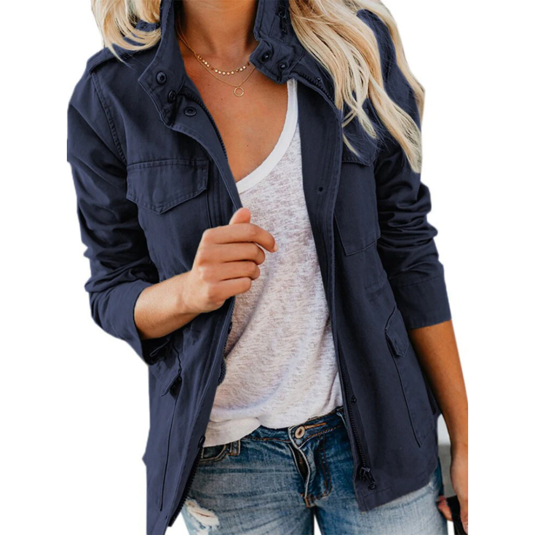 Giacca casual da donna con zip