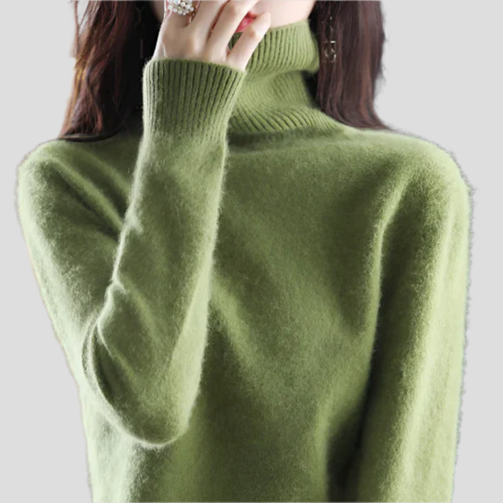 Maglione a collo alto da donna