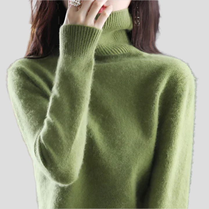 Maglione a collo alto da donna