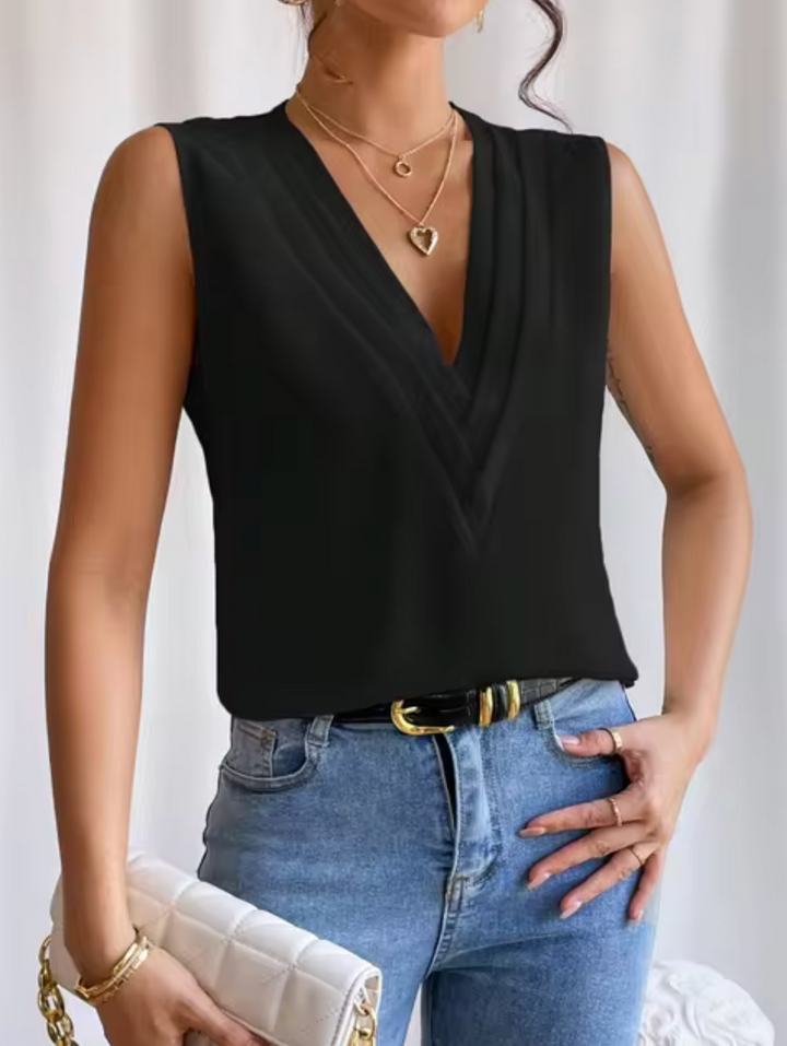 Top senza maniche per donna