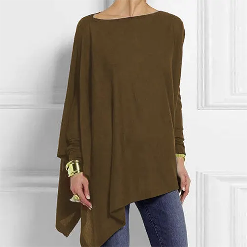 Top elegante a maniche lunghe da donna Chic