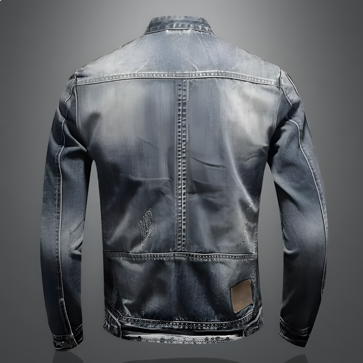 Giacca di jeans retrò da uomo