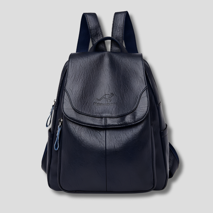 Zaino antifurto in pelle per donne eleganti