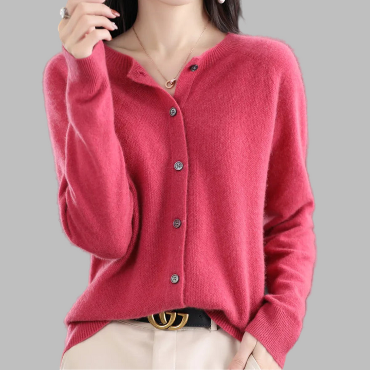 Cardigan con scollo a V da donna