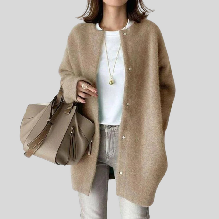 Cardigan elegante – Strato di maglia raffinato