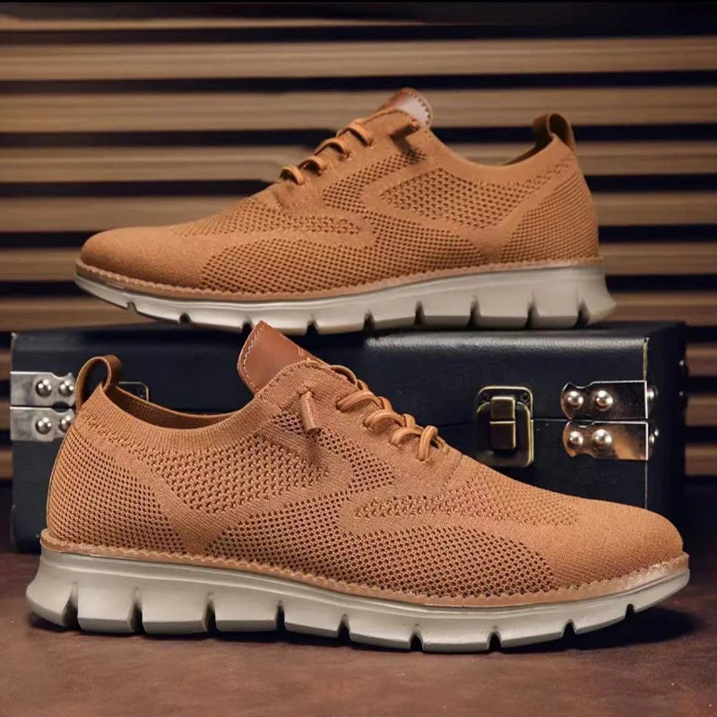 Sneakers da uomo in rete traspirante
