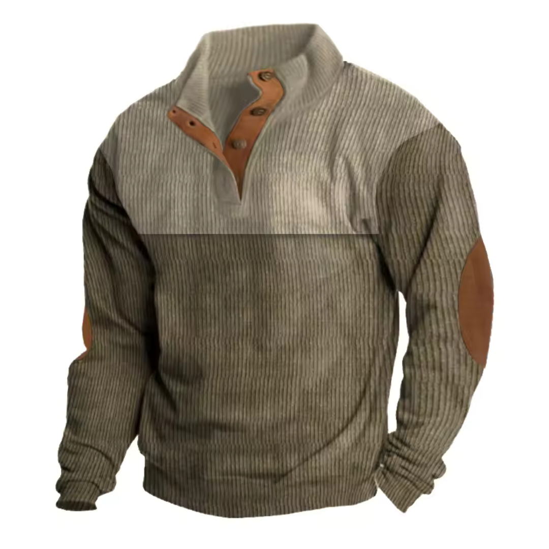 Maglione in velluto a coste da uomo elegante e confortevole