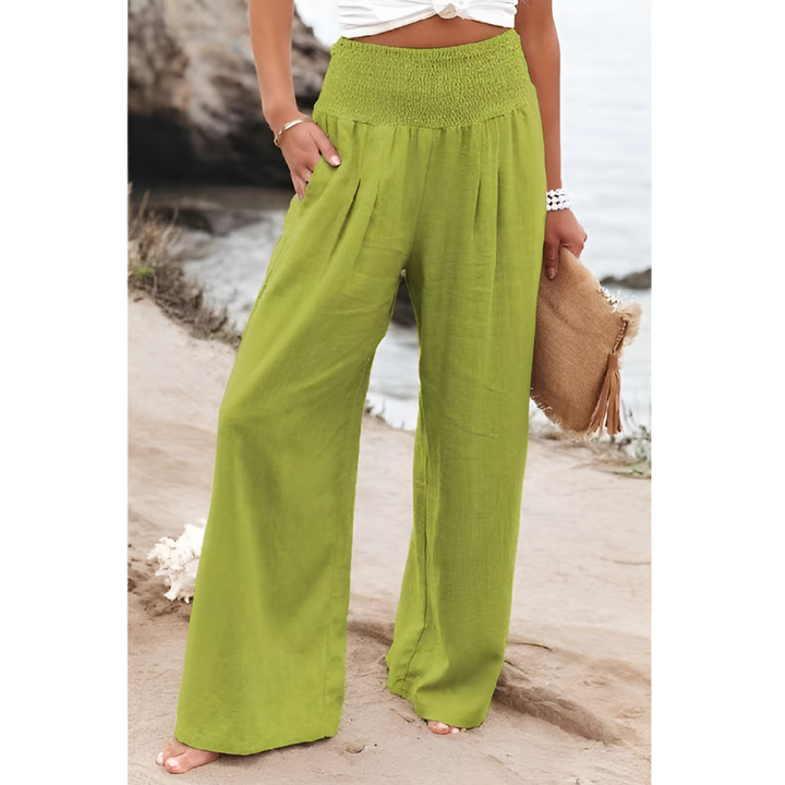 Comodi pantaloni in lino per donna