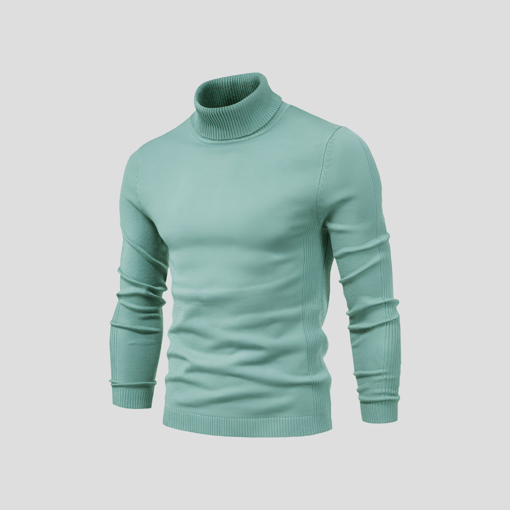 Maglione a collo alto da uomo