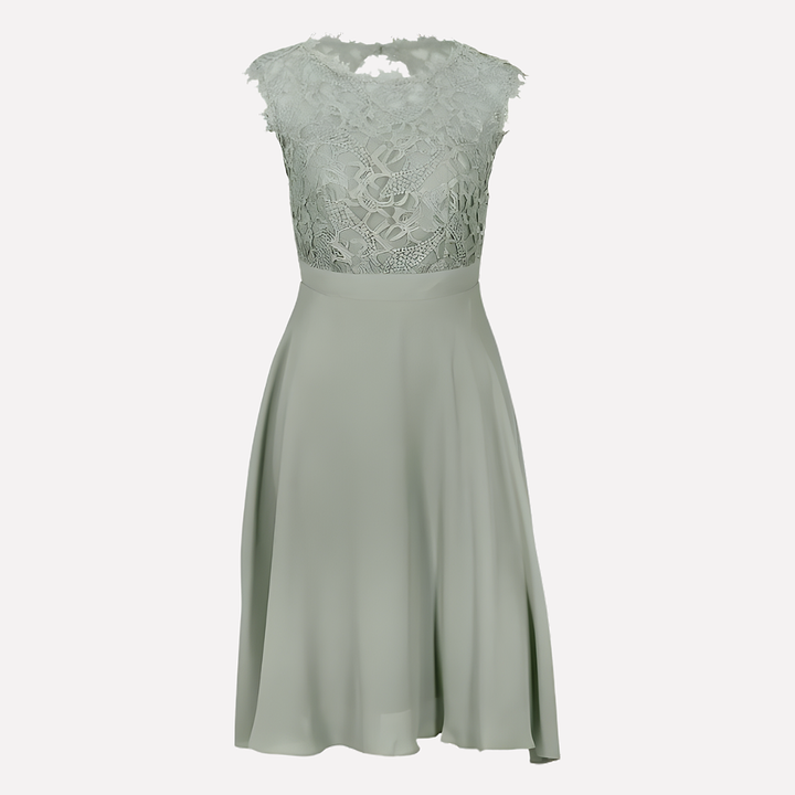 Mini vestido de mujer con encaje