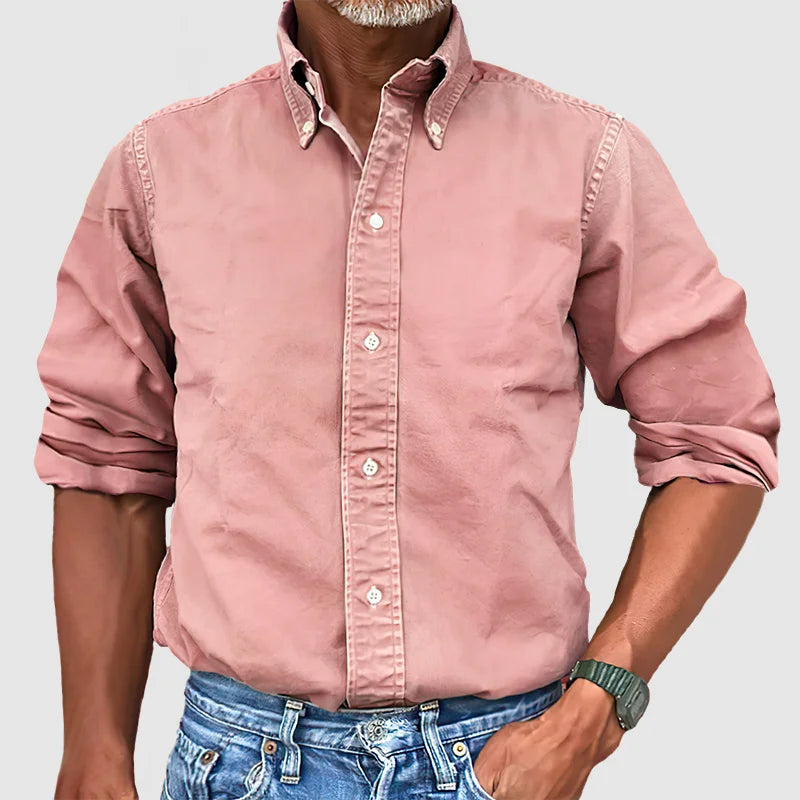 Camicia classica a maniche lunghe da uomo