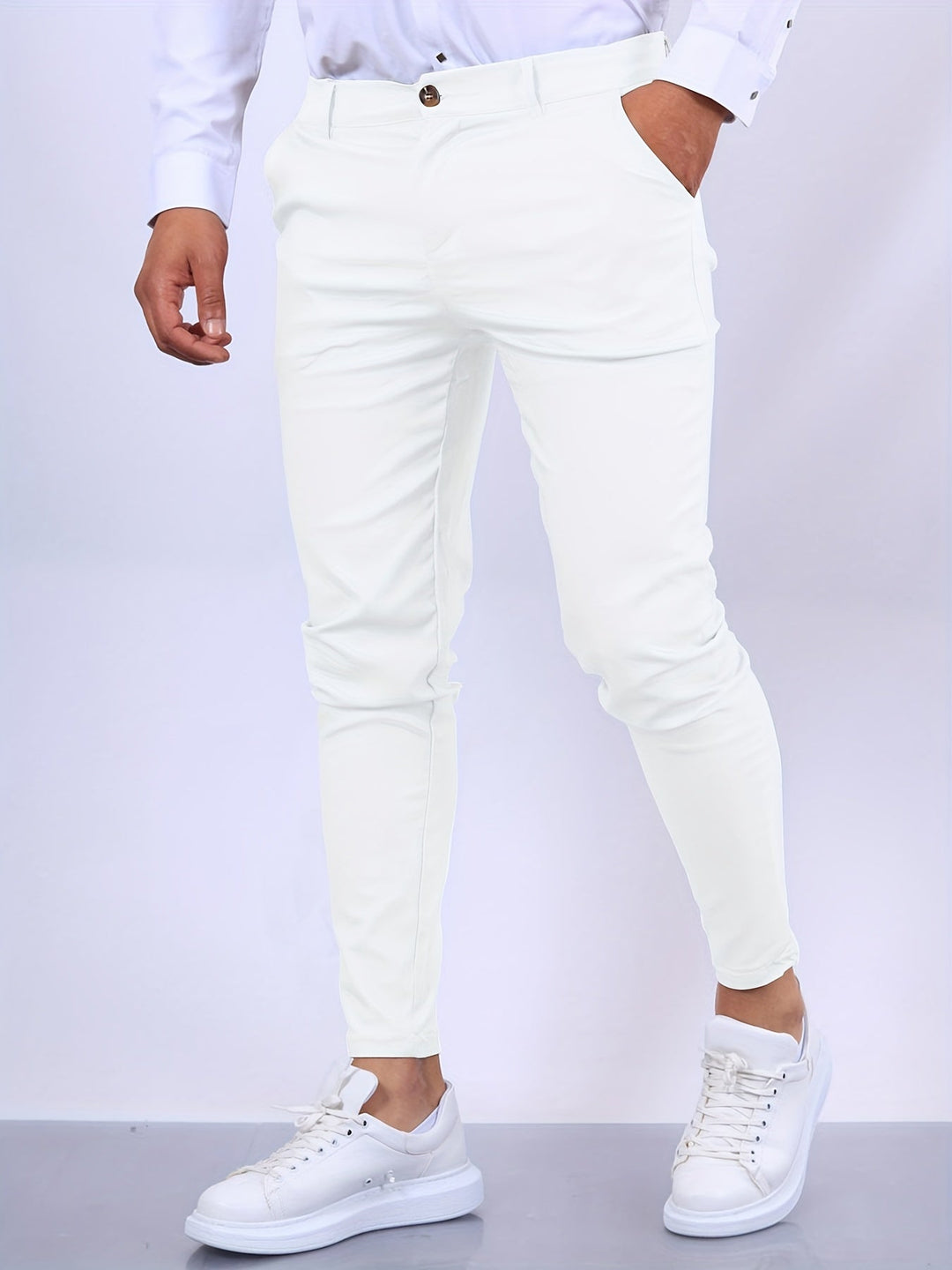 Pantaloni skinny elasticizzati da uomo