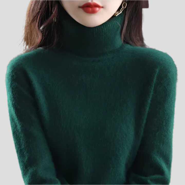 Maglione a collo alto da donna