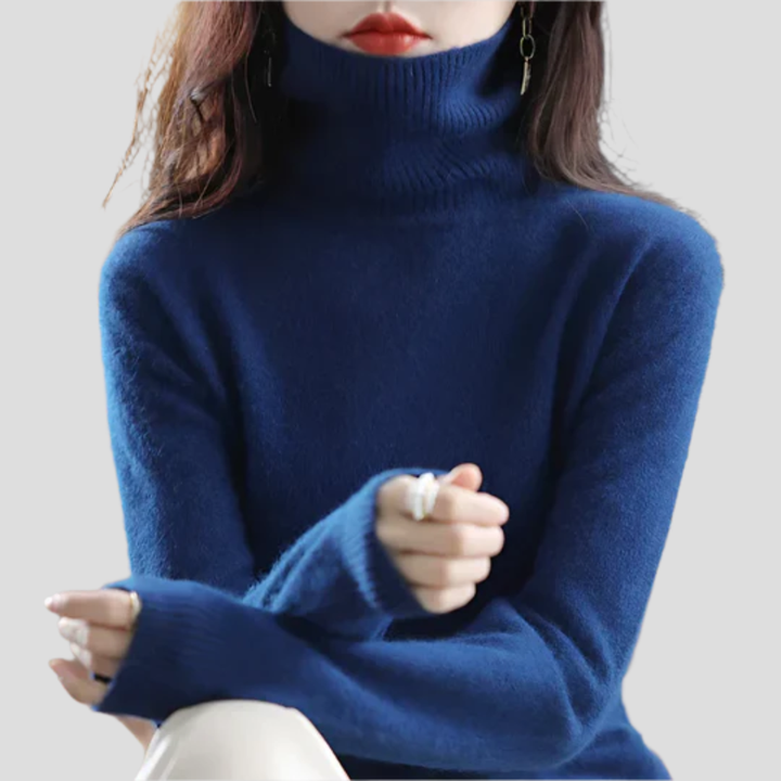 Maglione a collo alto da donna