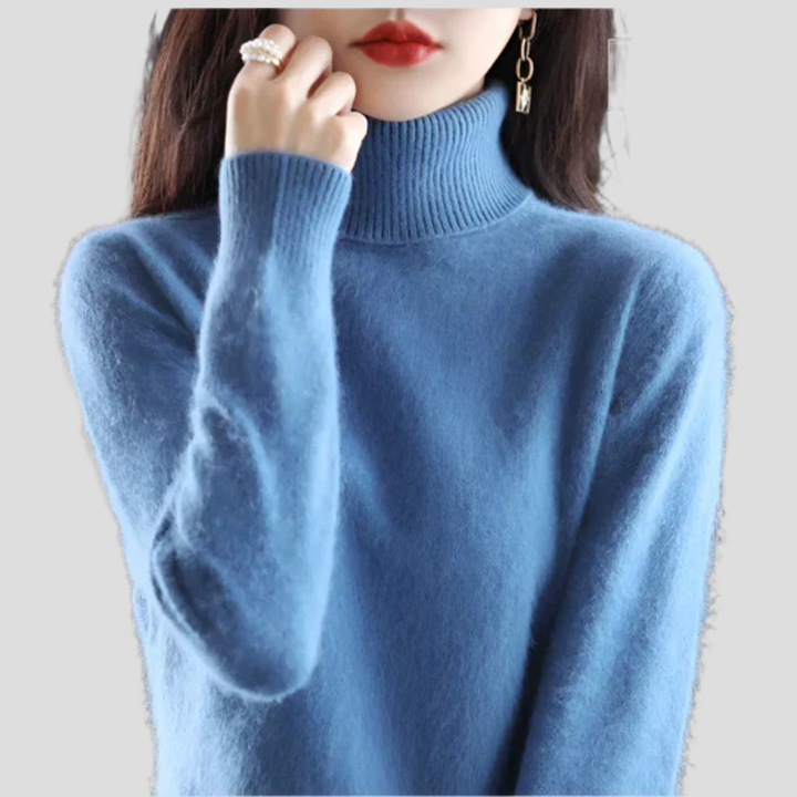 Maglione a collo alto da donna