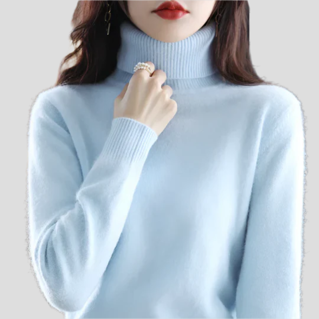 Maglione a collo alto da donna